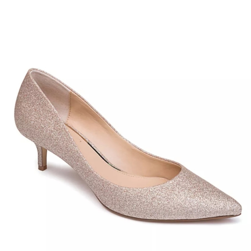 BADGLEY MISCHKA JEWEL ROYALTY EVENING PUMP, SIZE 8.5